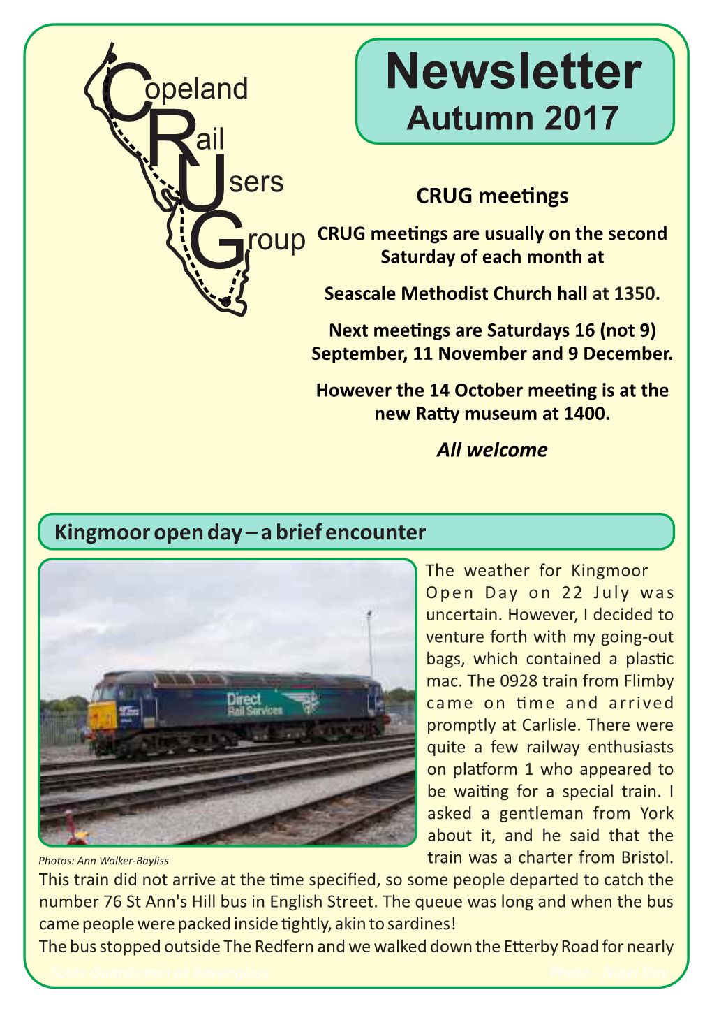 CRUG AUTUMN 2017 Newsletter .Cdr