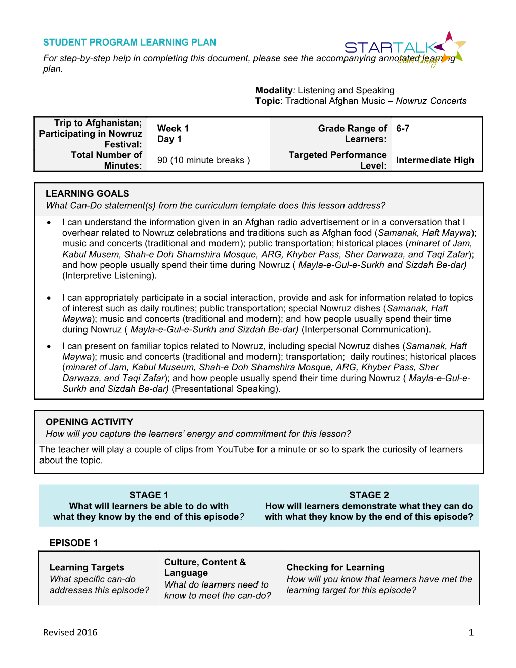 Modality: Listening and Speaking s3