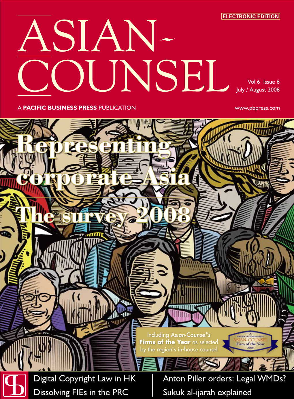 Asian-Counsel's Firms of the Year As Selected by the Region's In-House Counsel