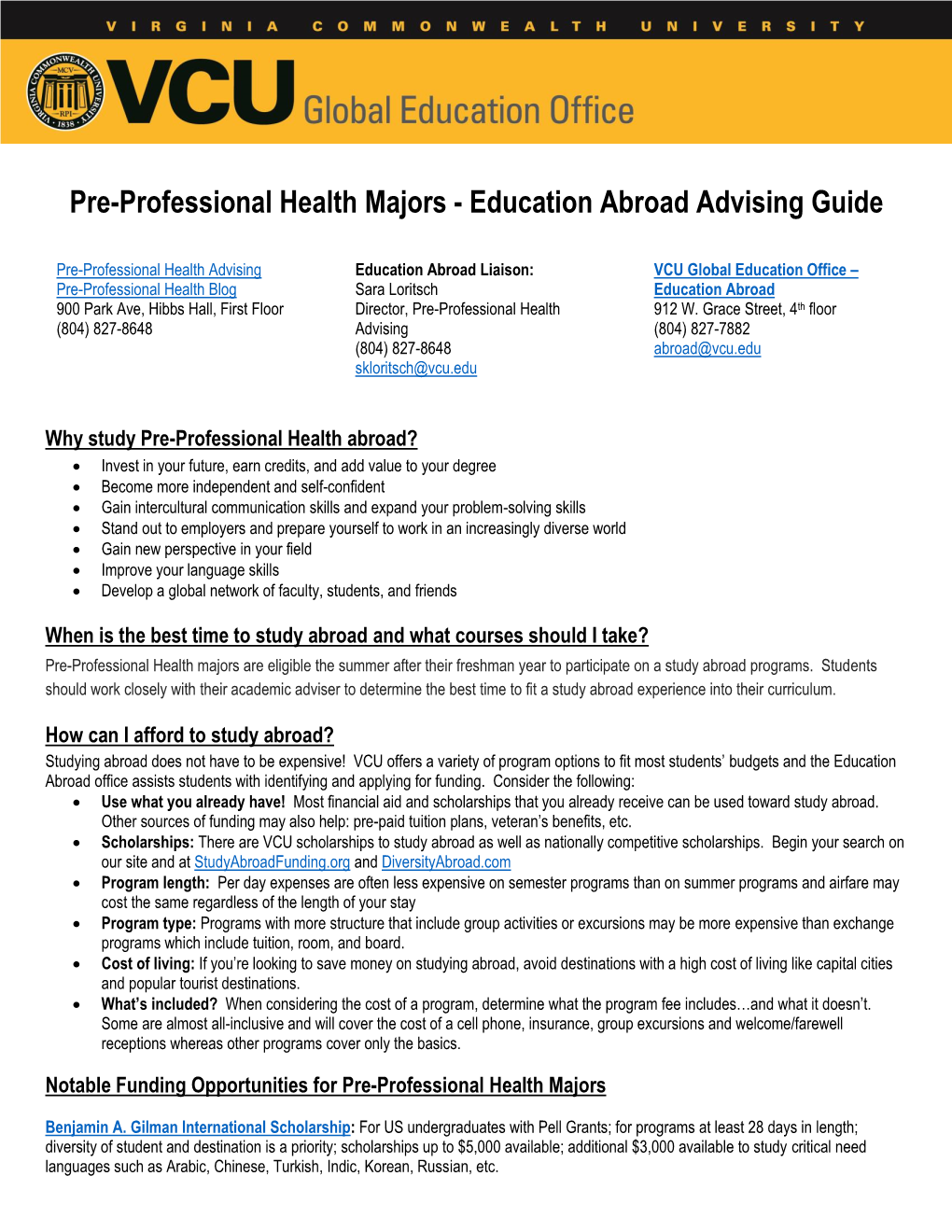 Education Abroad Advising Guide
