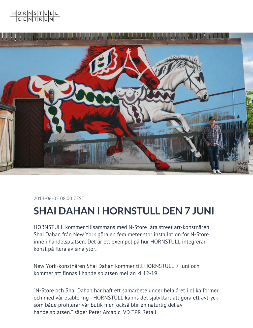 Shai Dahan I Hornstull Den 7 Juni