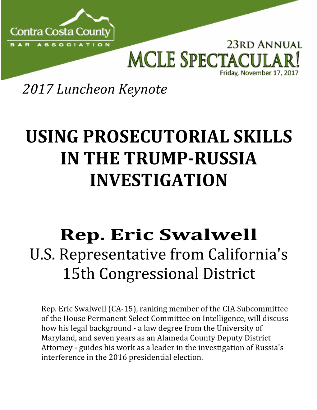 Using Prosecutorial Skills in the Trump-Russia Investigation