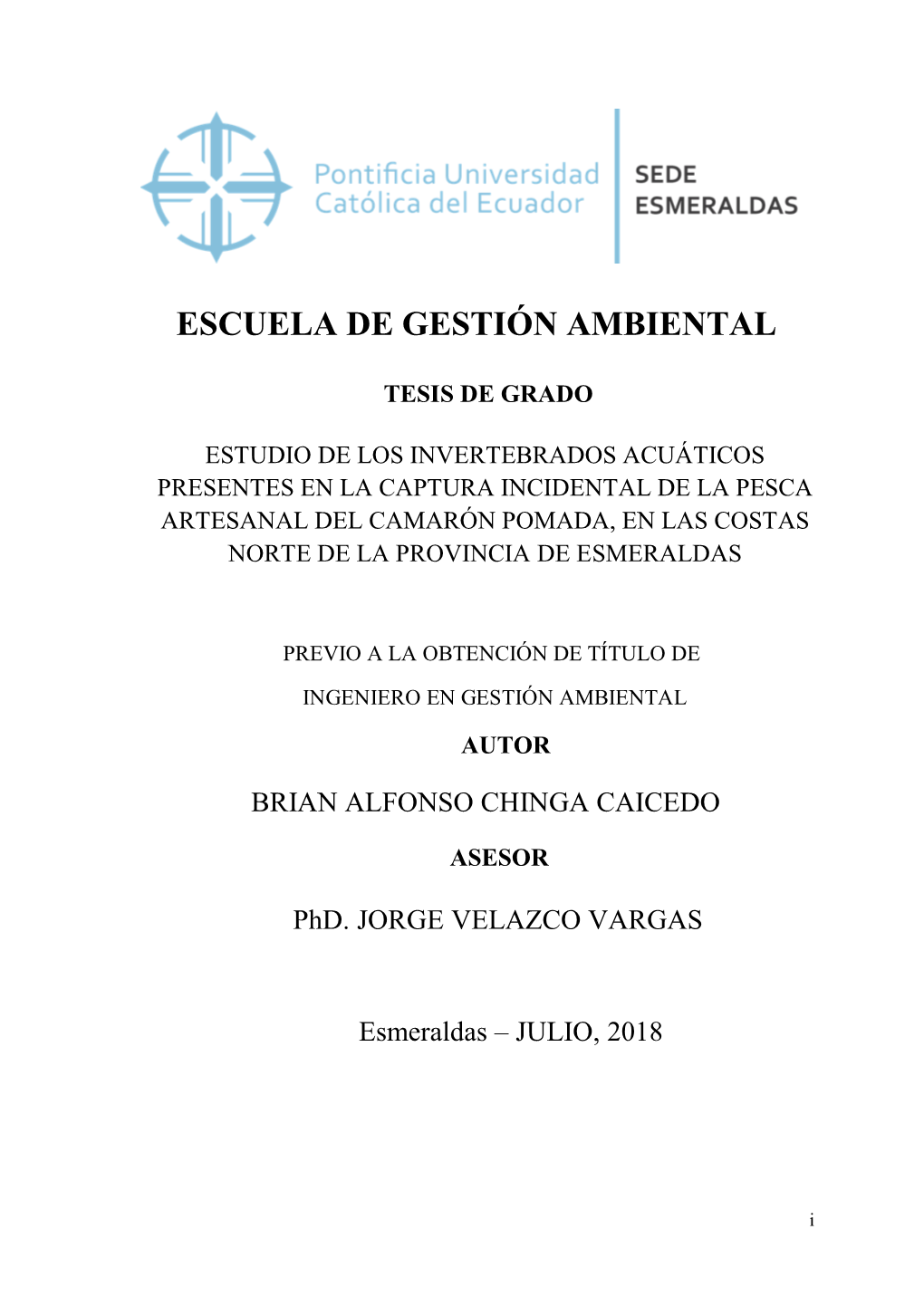 Escuela De Gestión Ambiental