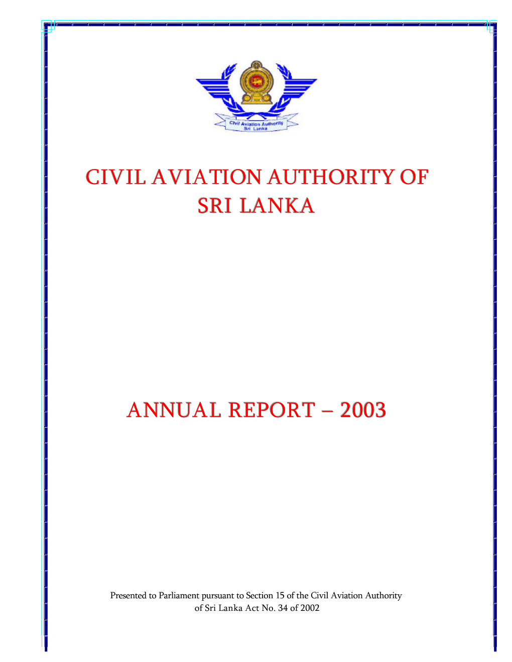 Annual Report 2003 Draft 10