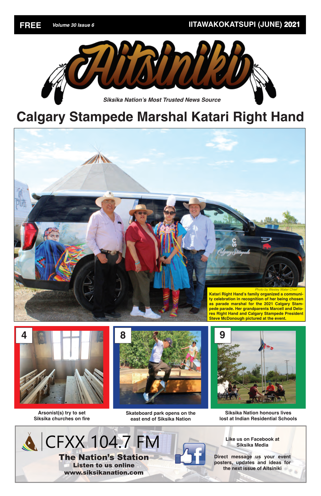 Calgary Stampede Marshal Katari Right Hand