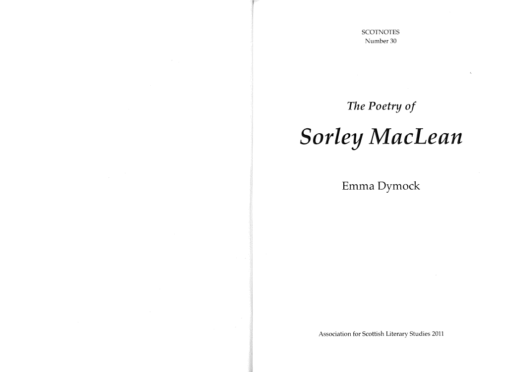 Sorley Maclean