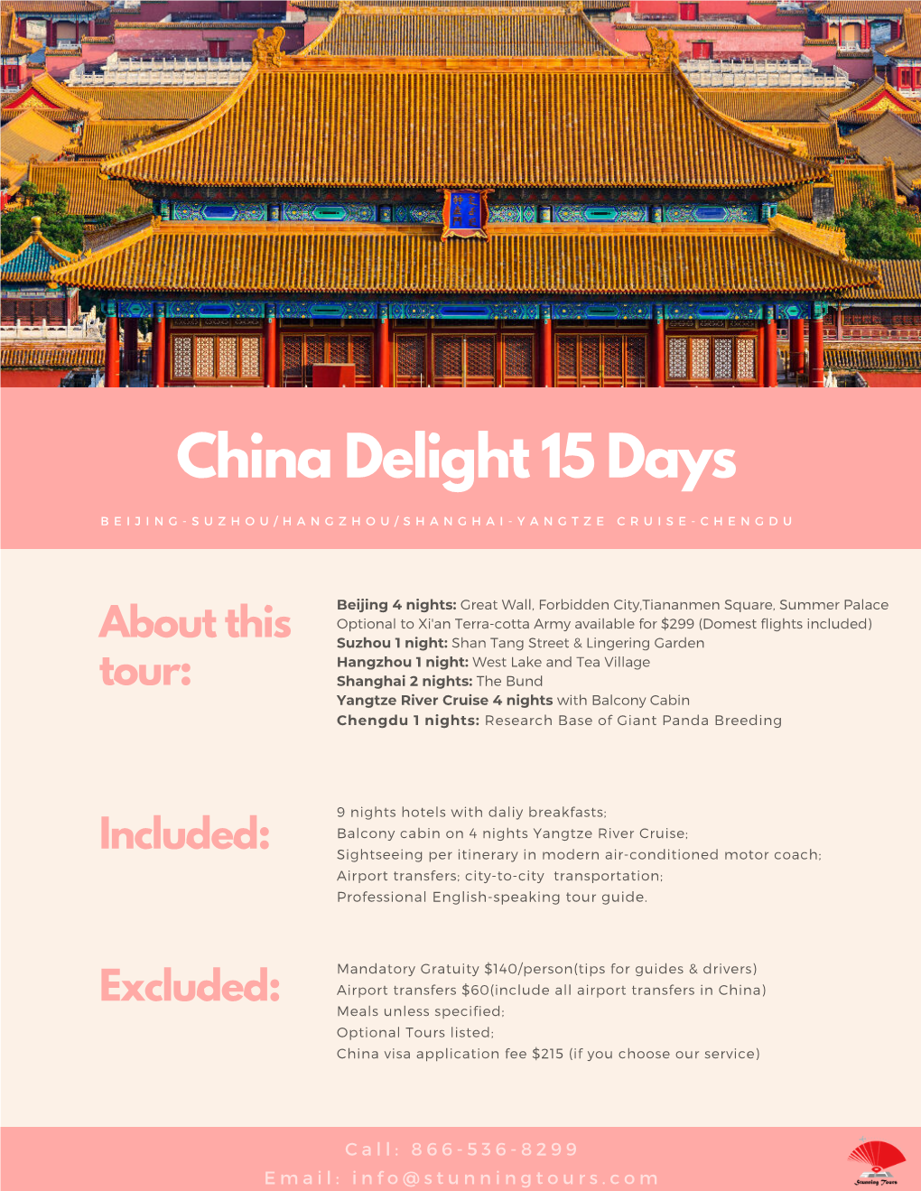 China Delight 15 Days