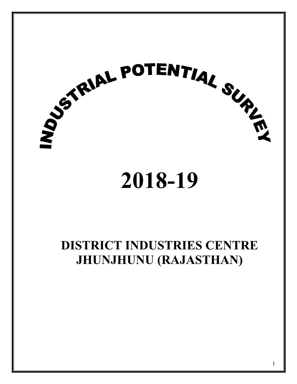 District Industries Centre Jhunjhunu (Rajasthan)