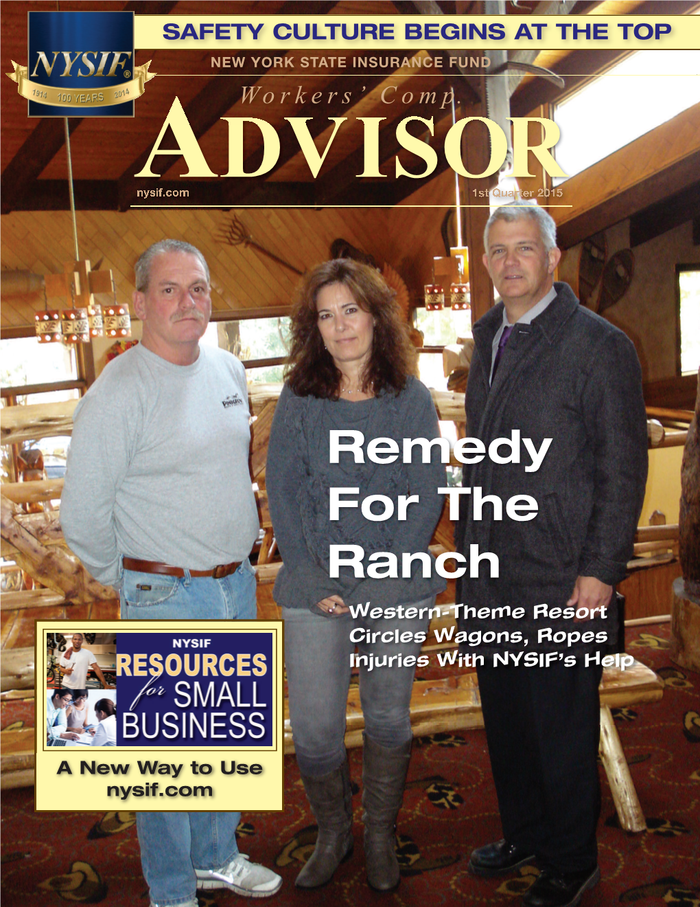Remedy for the Ranch Western-Theme Resort Circles Wagons, Ropes Injuries with NYSIF’S Help
