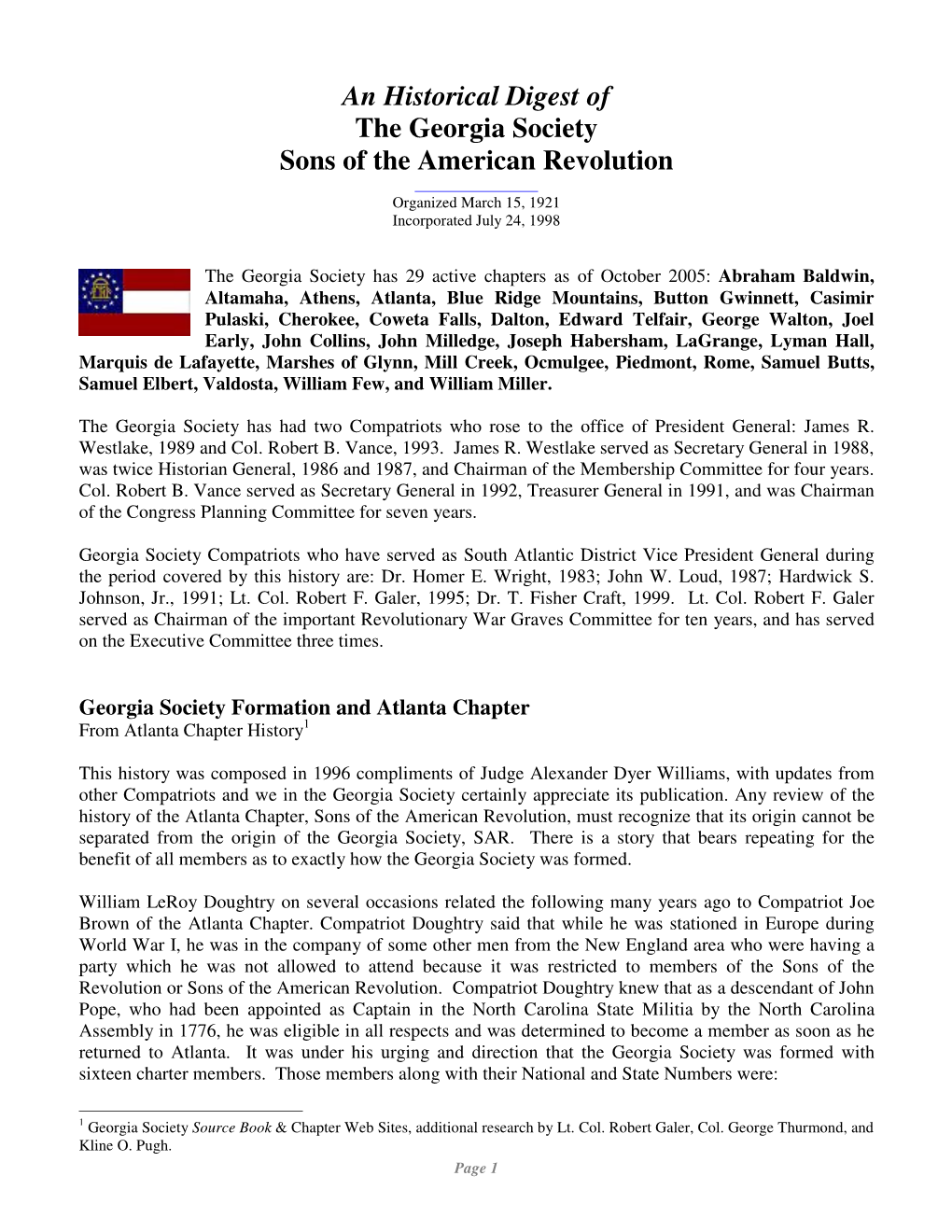 Georgia Society Sar History-1.Pdf