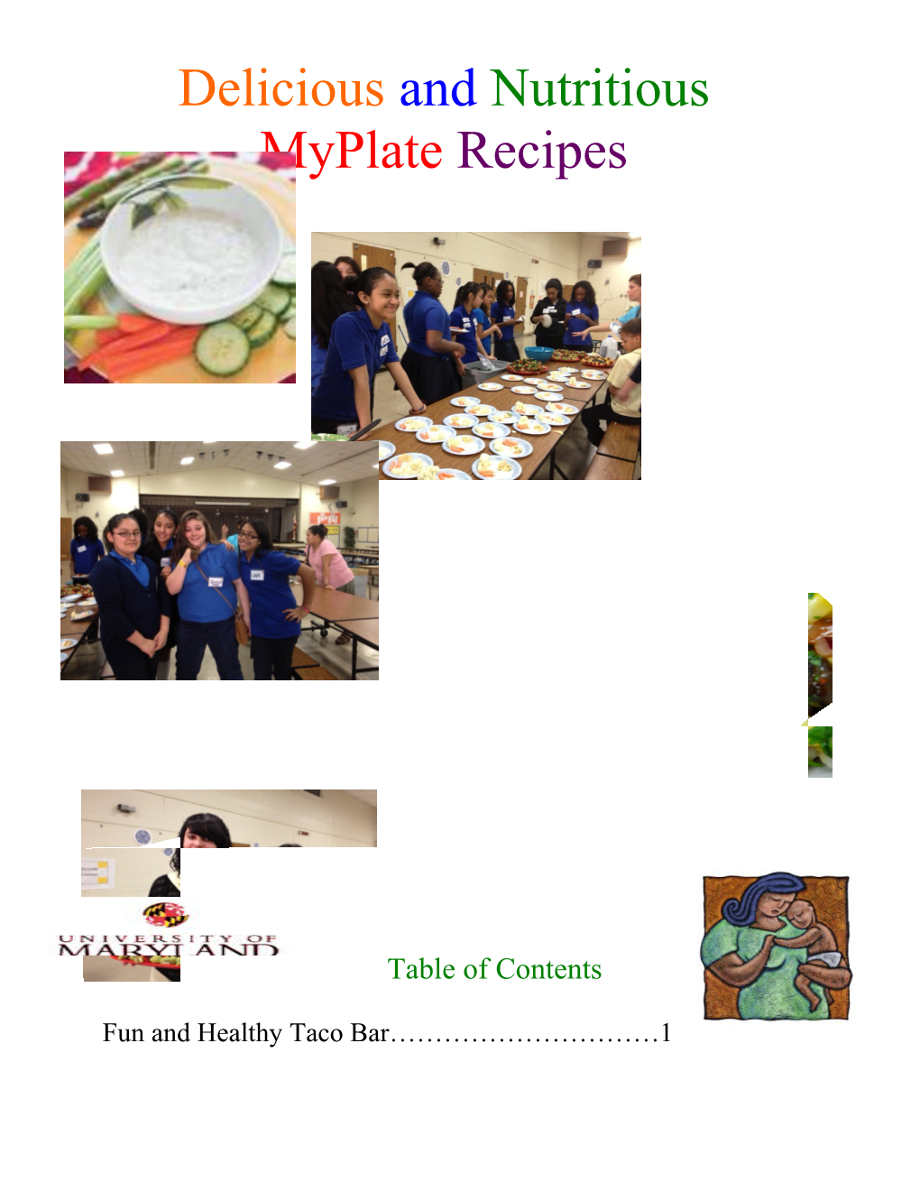 Delicious and Nutritious Myplate Recipes