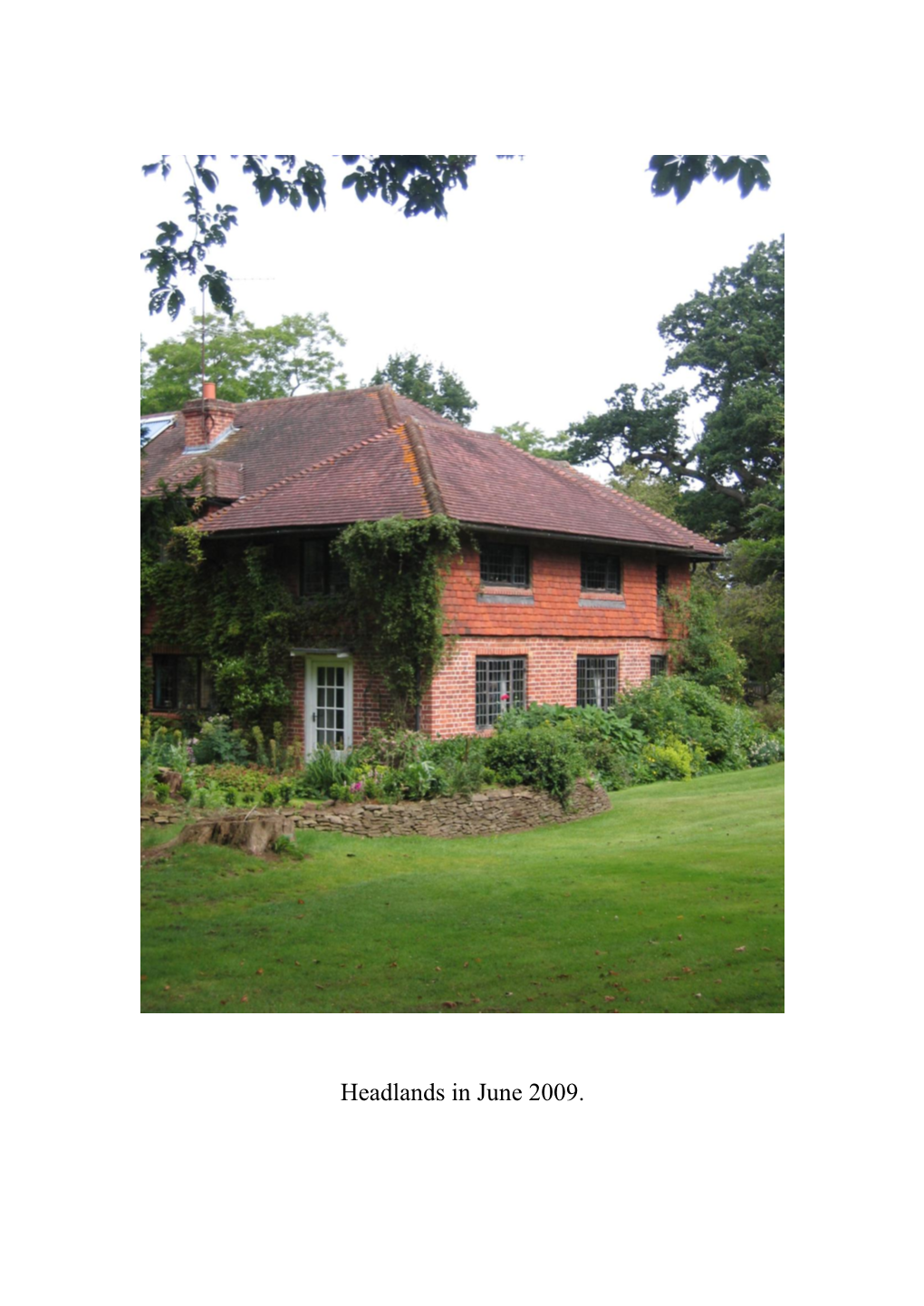 Headlands House History