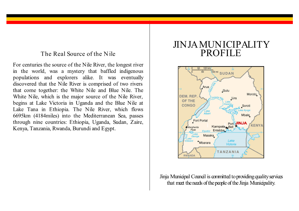 Jinja Municipality Profile