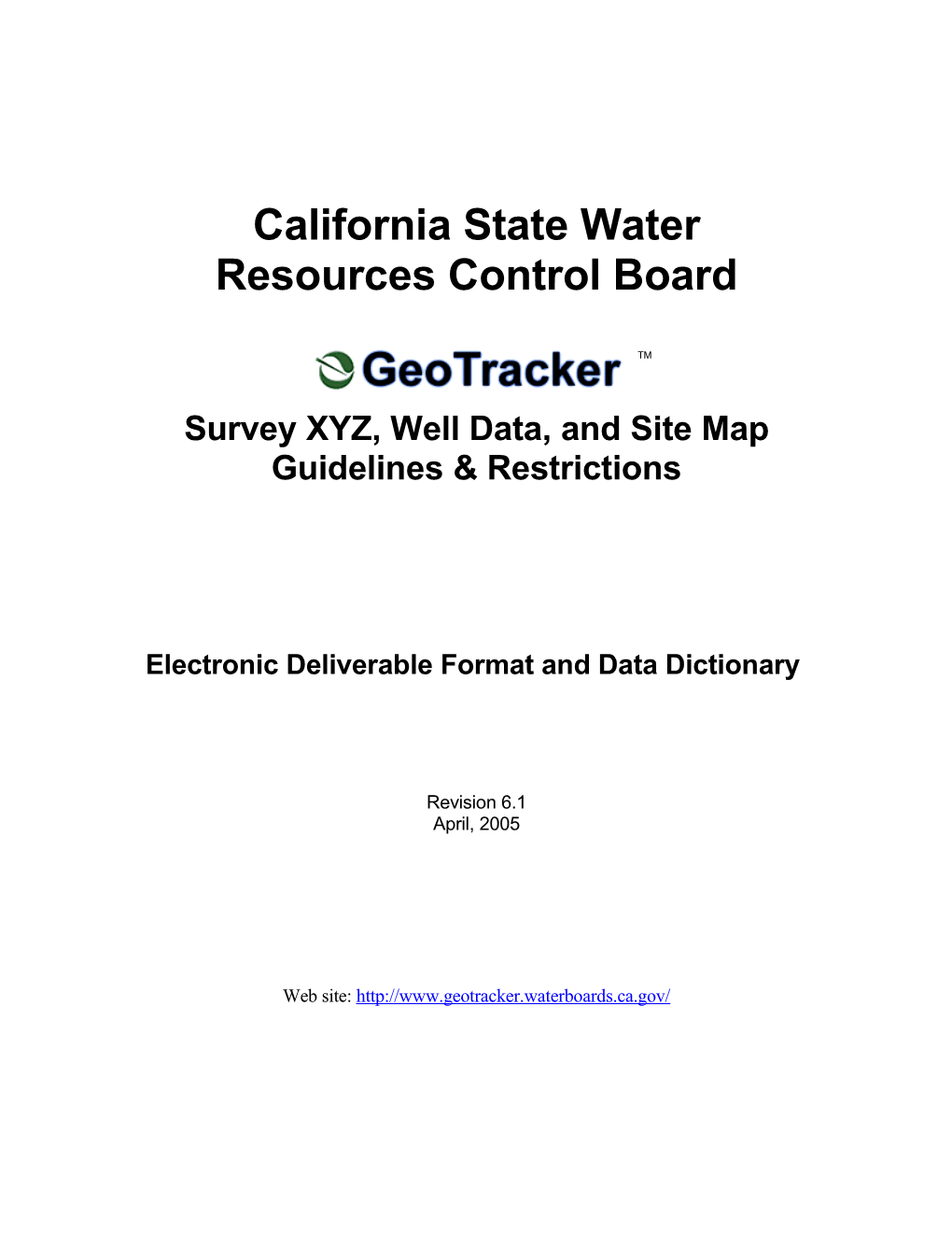 Geotracker Survey XYZ