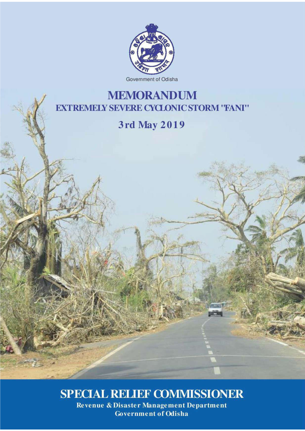 Memorandum Cyclone FANI 3Rd May 2019.Pdf