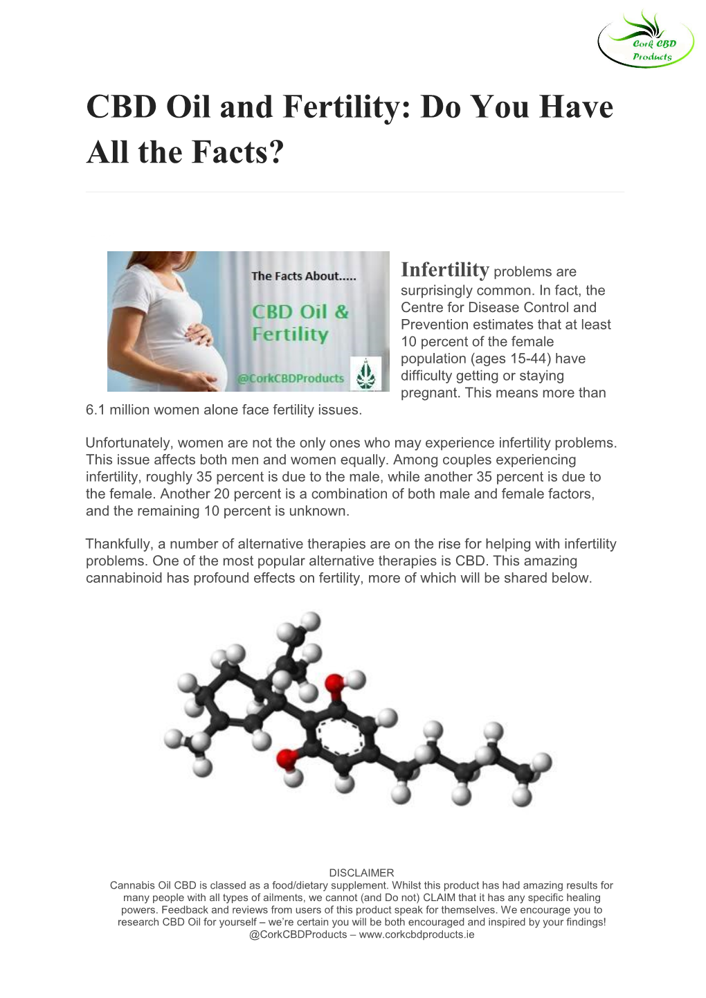 CBD Oil and Fertility: Do You Have All the Facts?