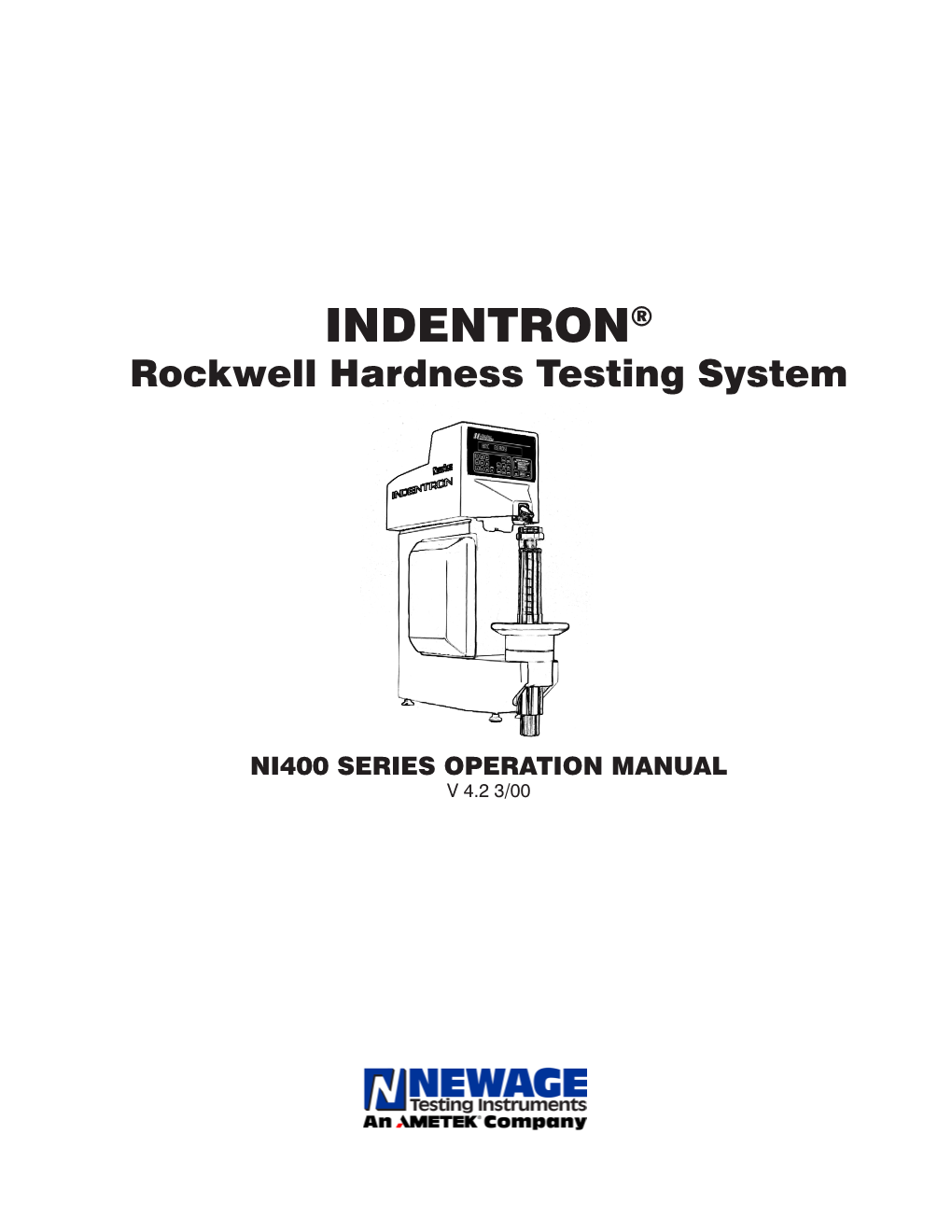 Indentron Series Rockwell Hardness