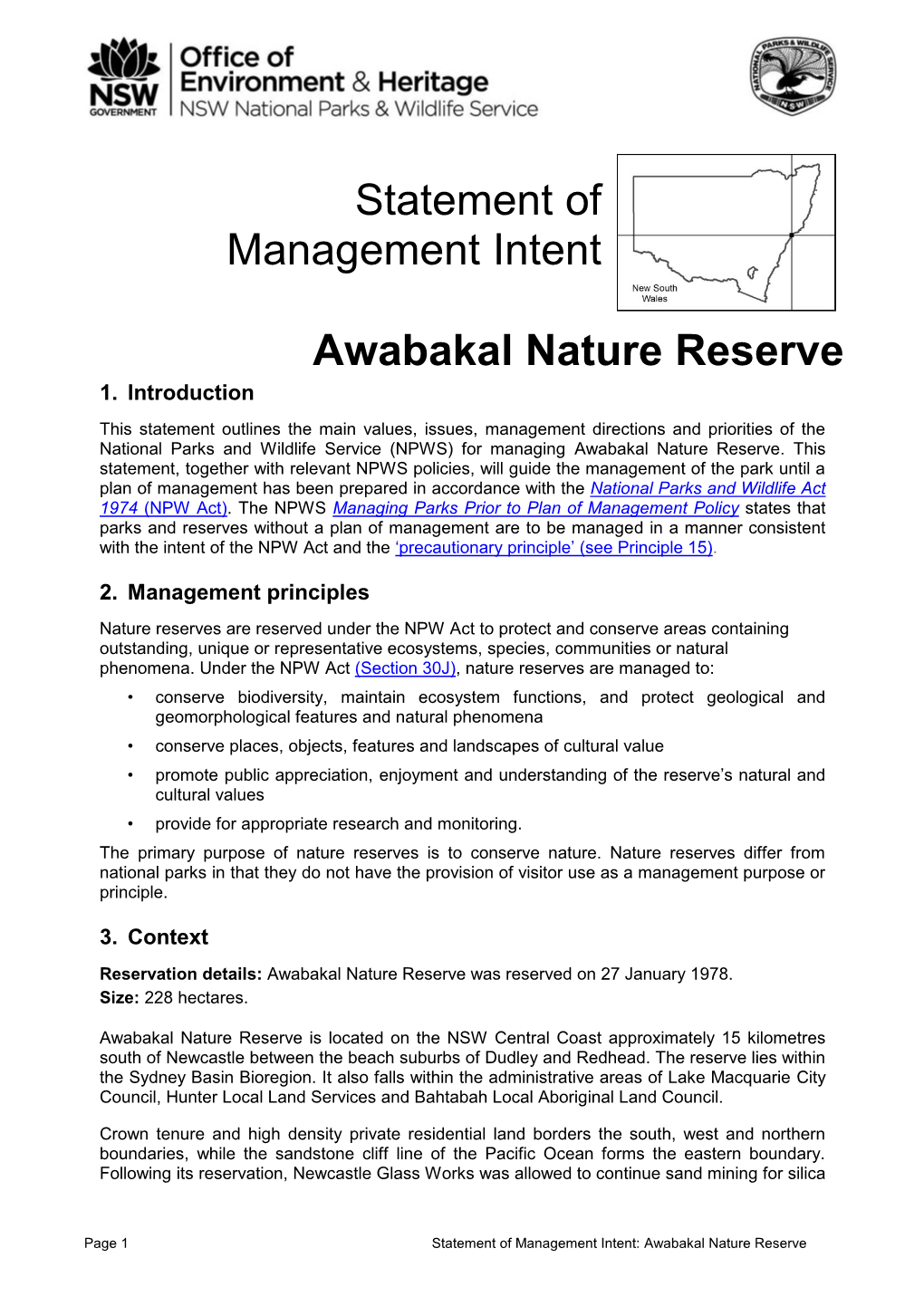 Awabakal Nature Reserve 1