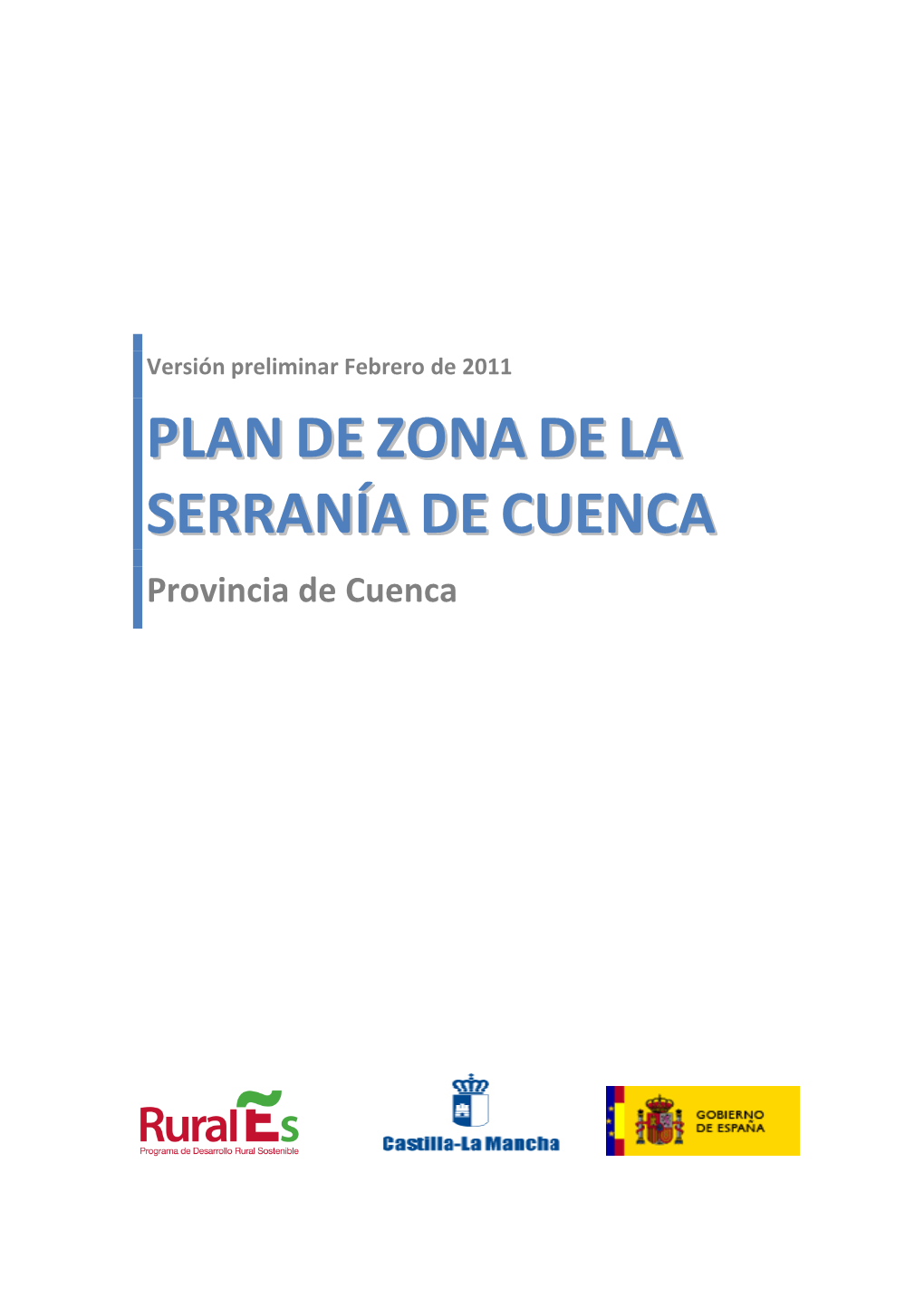 Plan De Zona De La Serranía De Cuenca