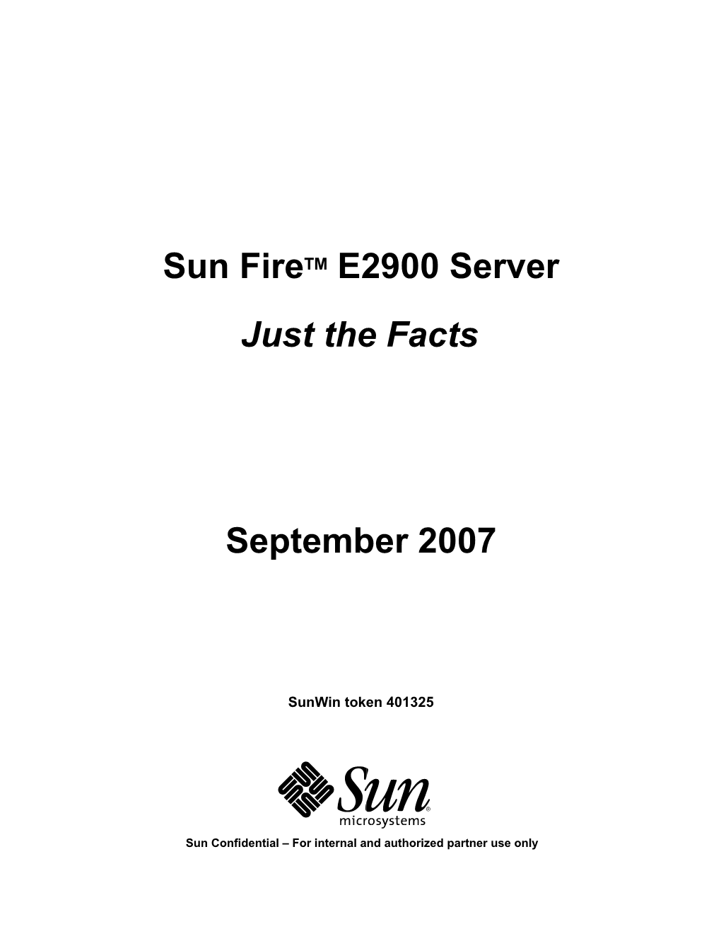 Sun Fire E2900