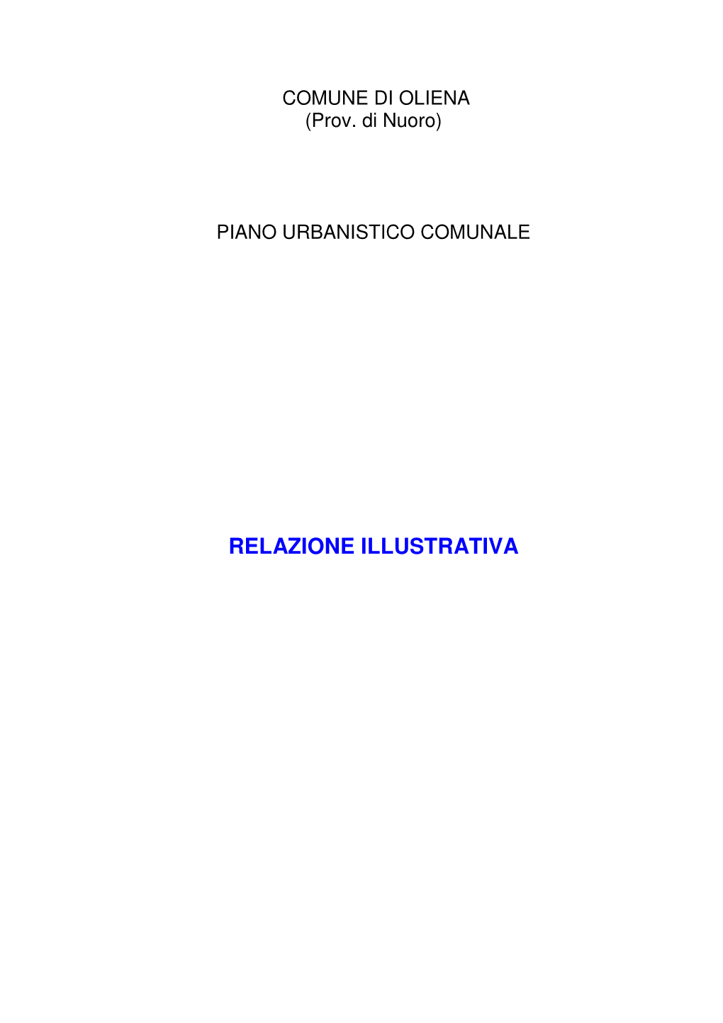 Relazione Illustrativa