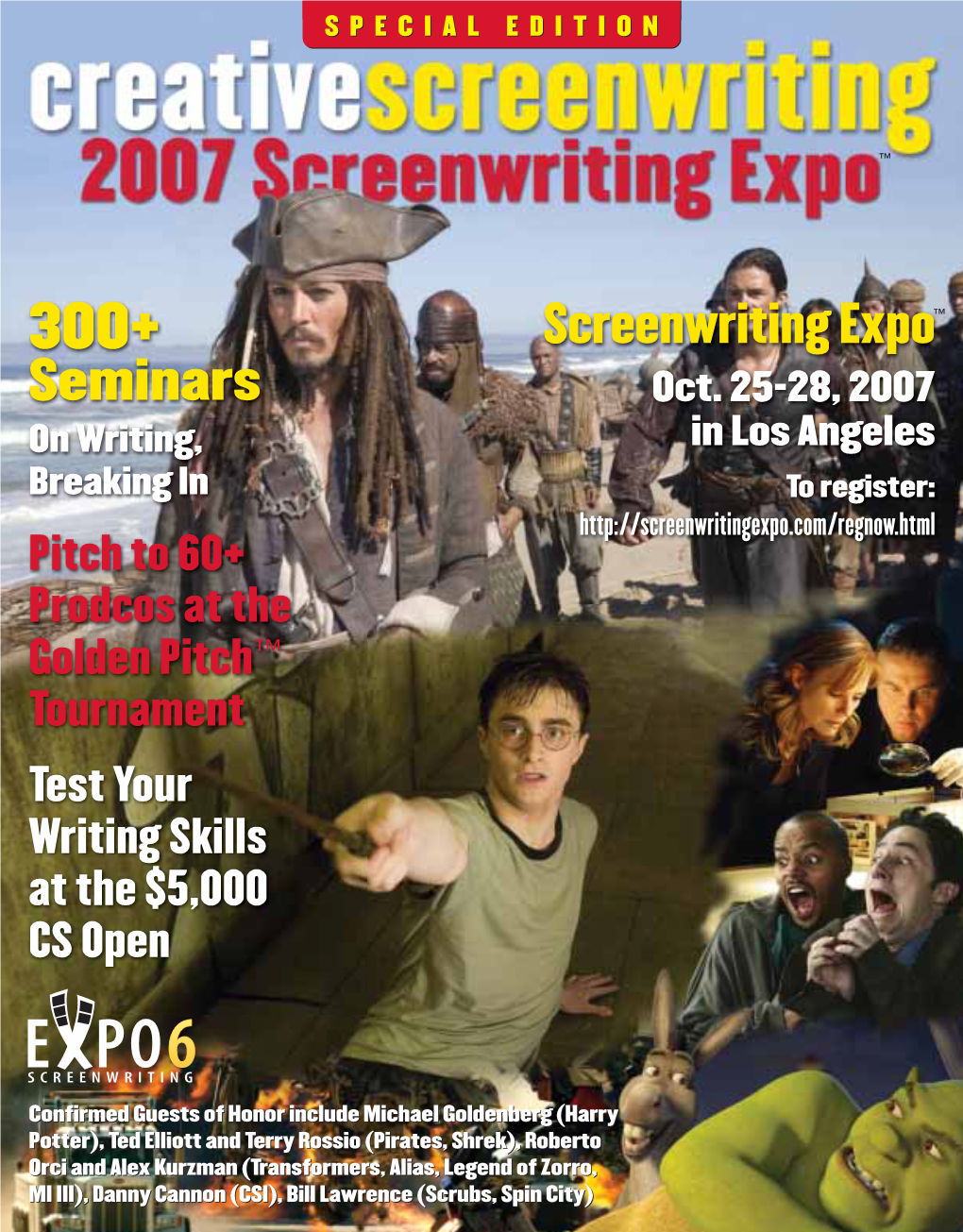 Screenwriting Expo Direct Mail Promotion