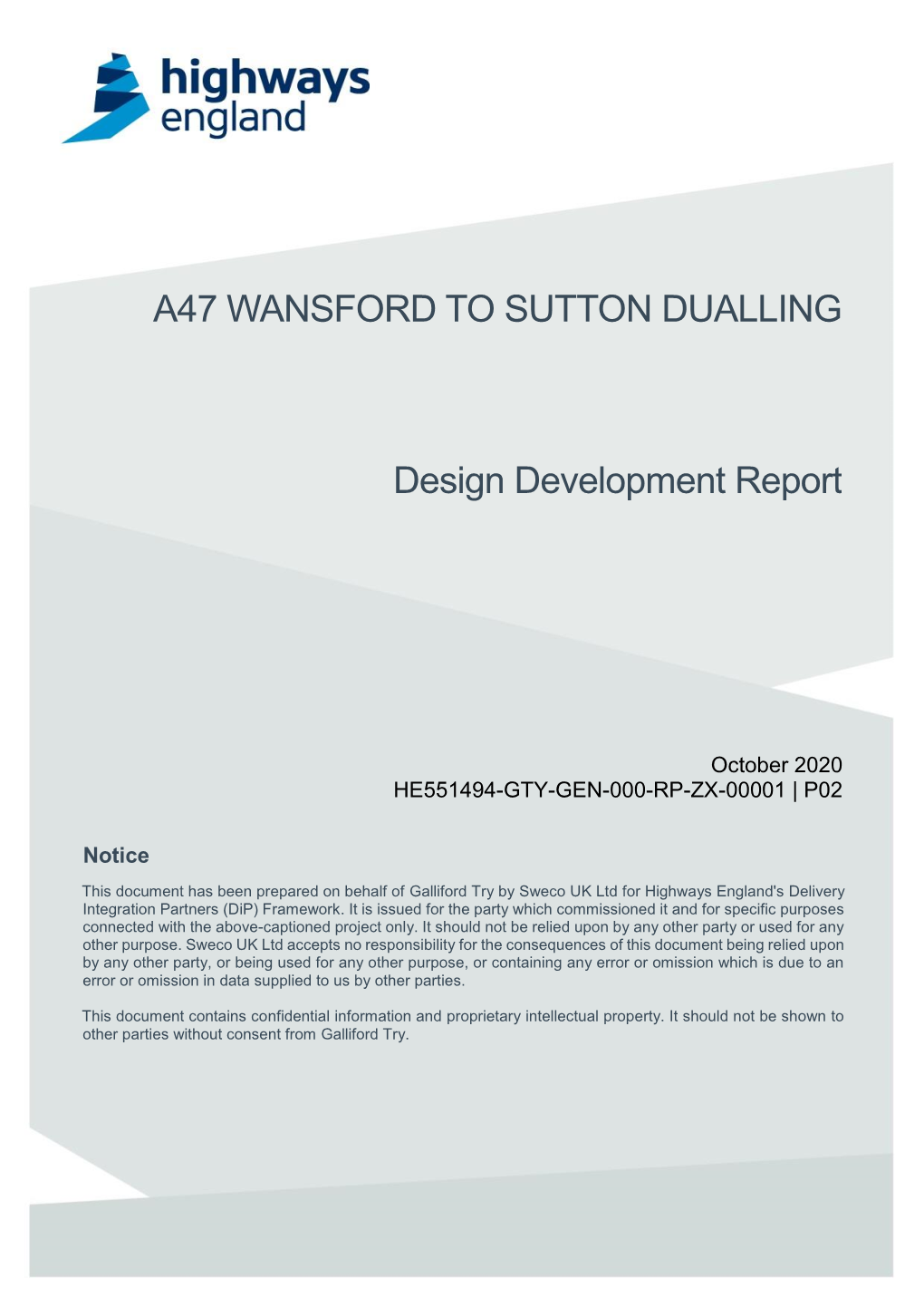 A47 WANSFORD to SUTTON DUALLING Design Development Report