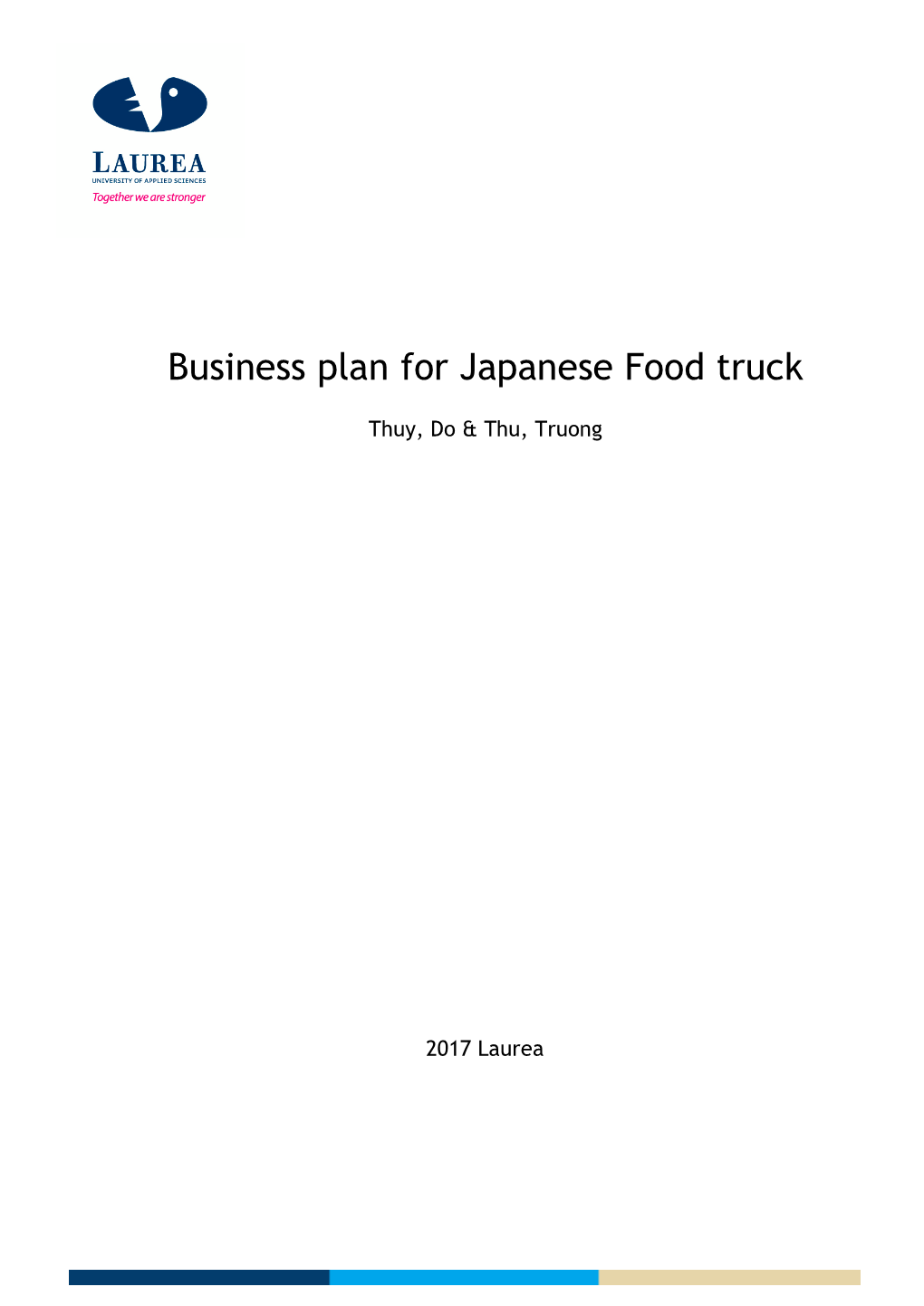 Business Plan for Japanese Food Truck