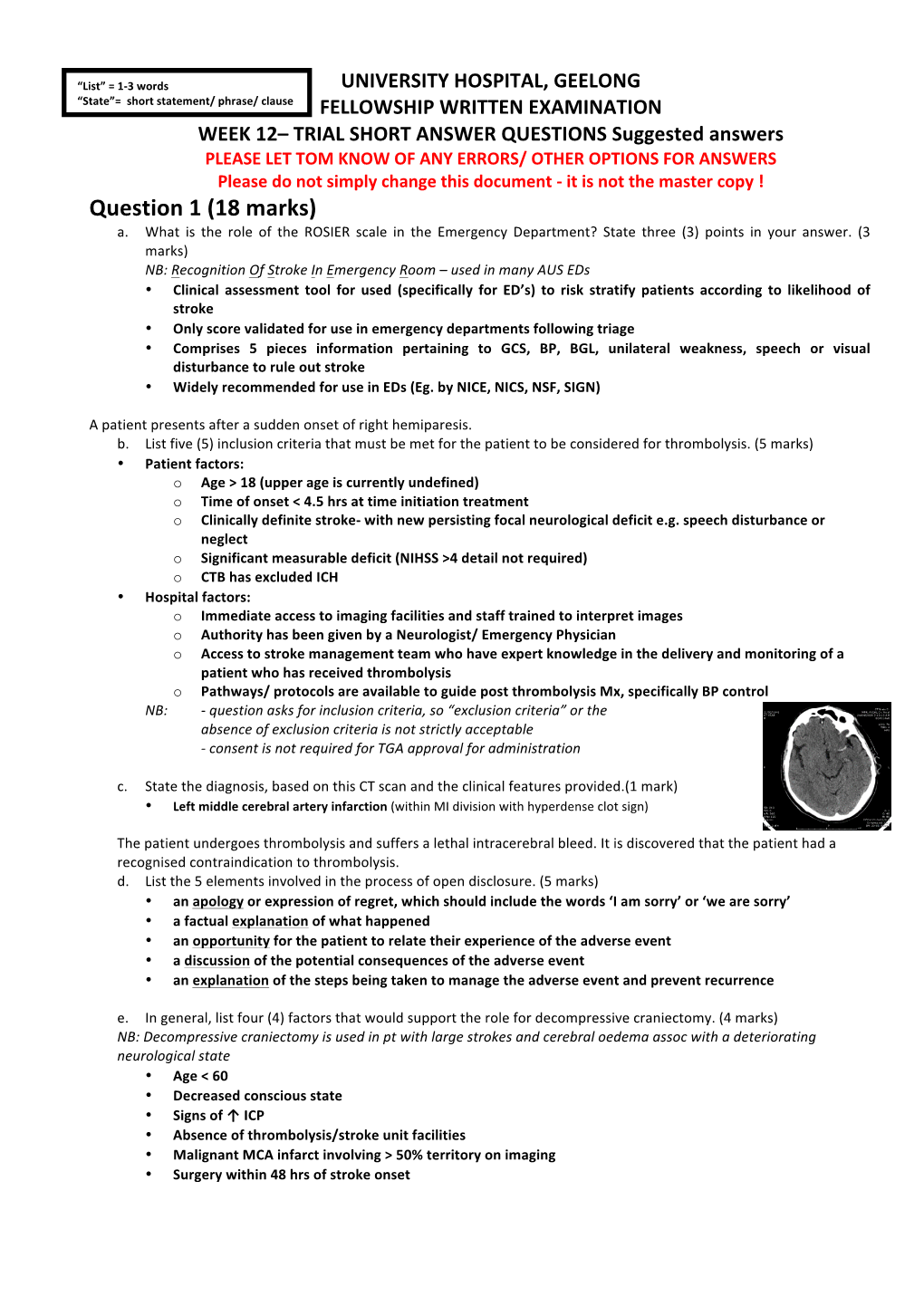 Question 1 (18 Marks) A