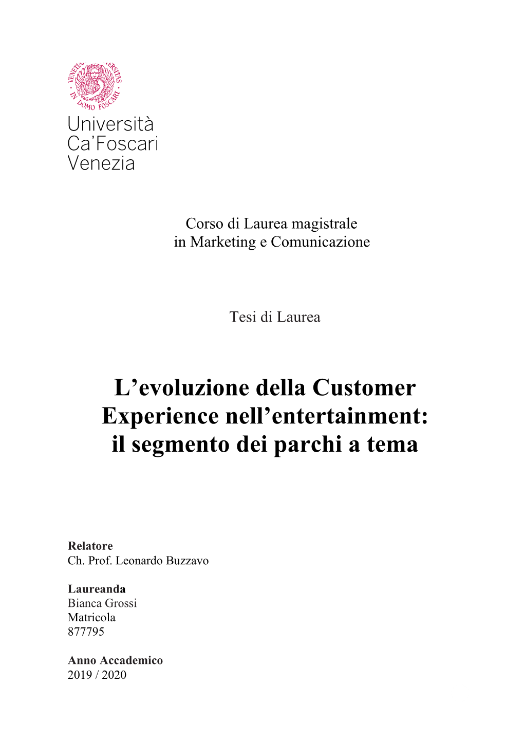 L'evoluzione Della Customer Experience Nell'entertainment: Il