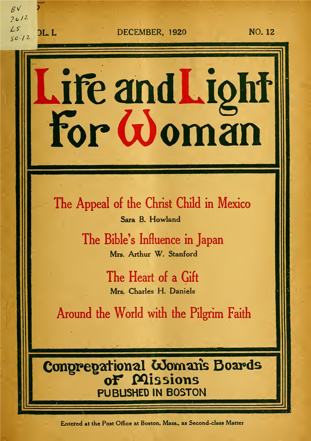 Life and Light for Woman