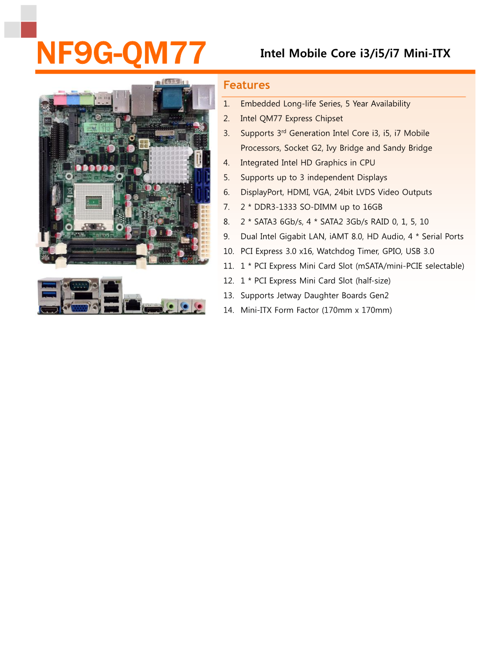 Mainboard Diagram