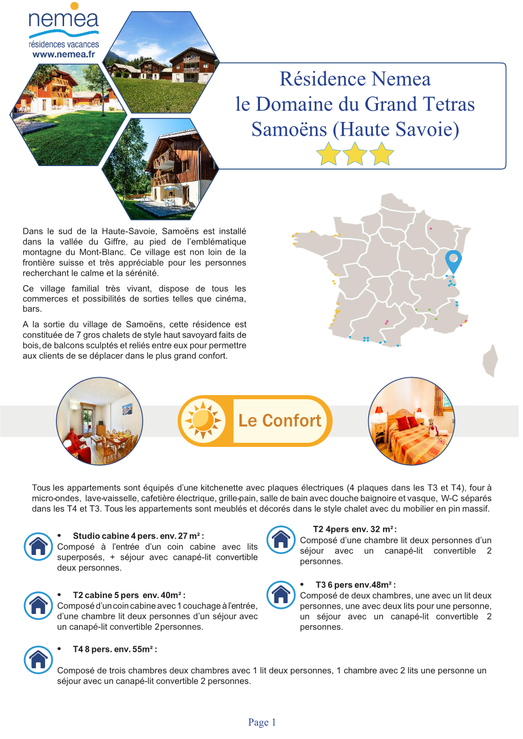 Résidence Nemea Le Domaine Du Grand Tetras Samoëns (Haute Savoie)