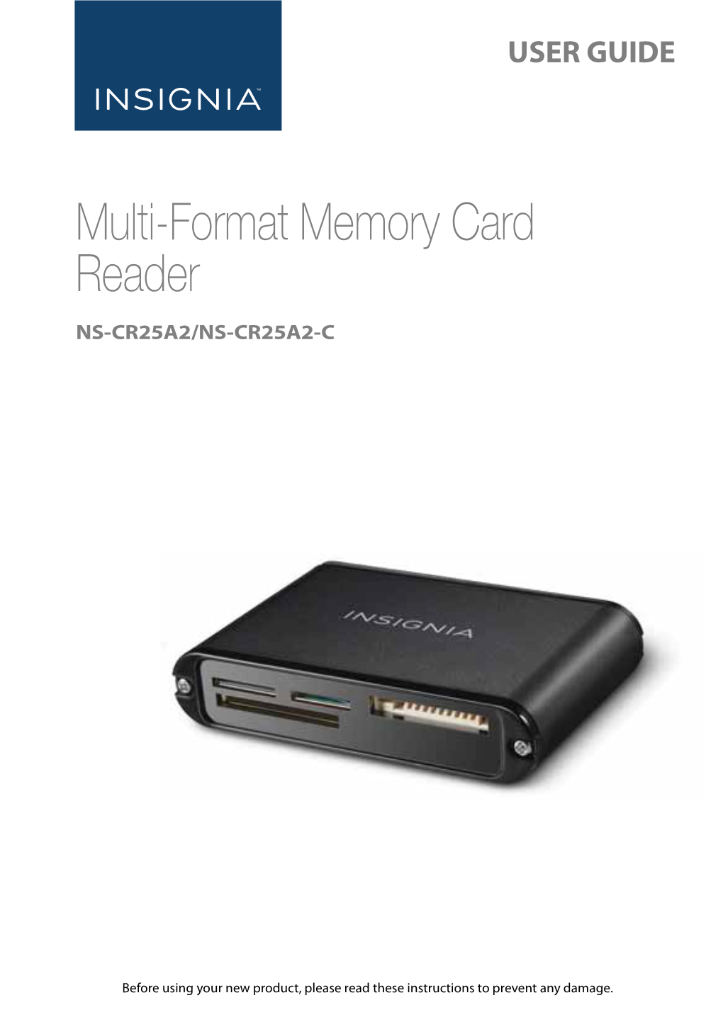 Multi-Format Memory Card Reader