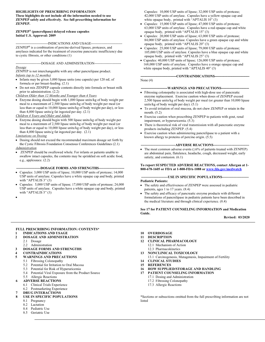 HIGHLIGHTS of PRESCRIBING INFORMATION These Highlights Do