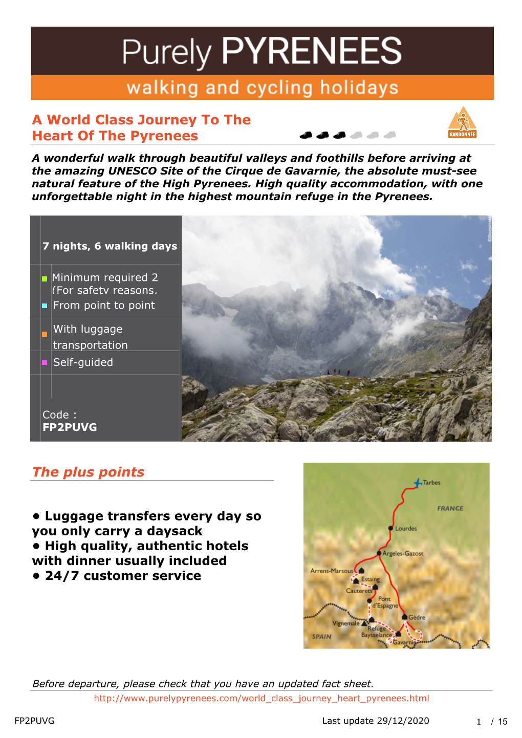 A World Class Journey to the Heart of the Pyrenees the Plus Points