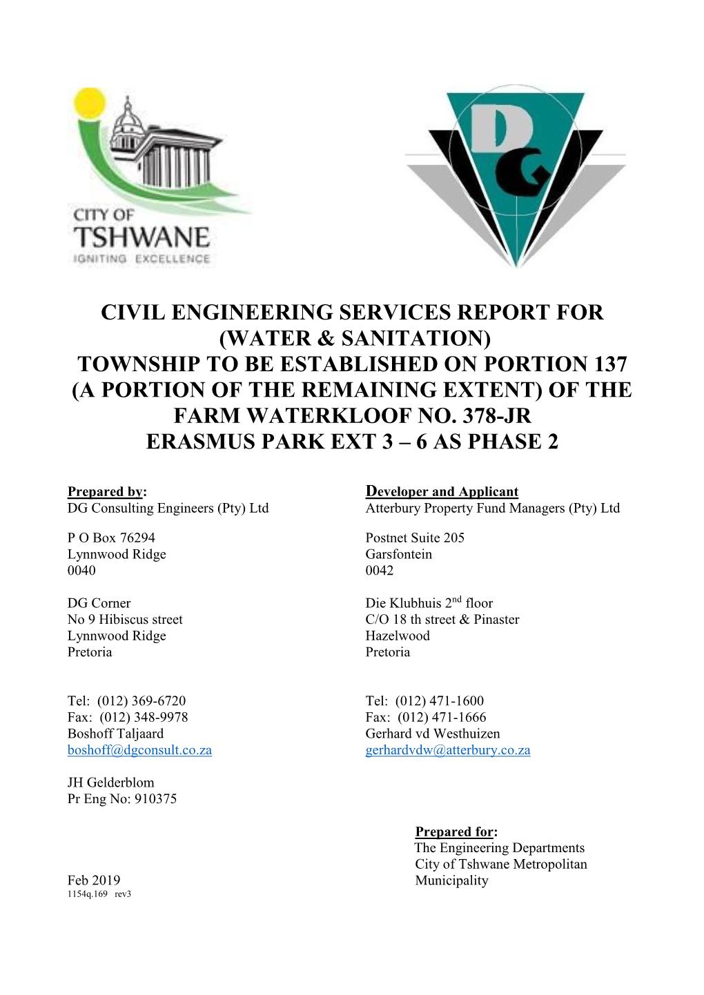 Services Scheme Report