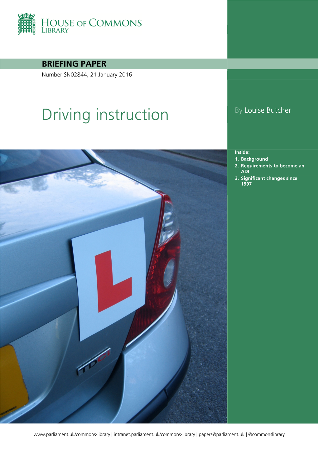 Driving Instruction