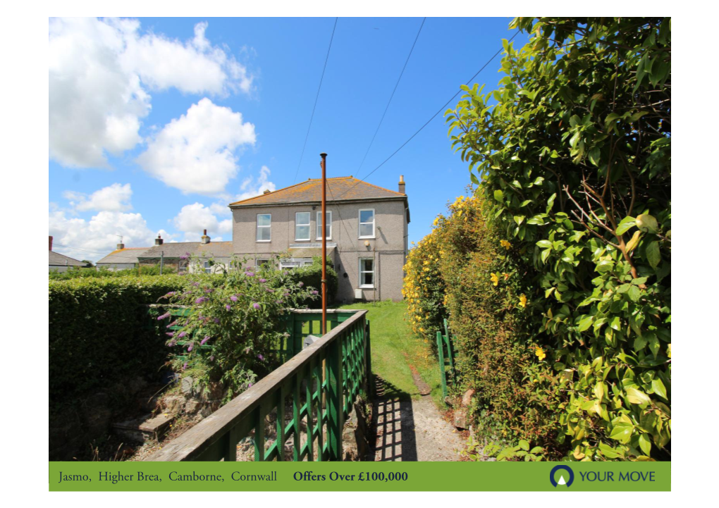 Jasmo, Higher Brea, Camborne, Cornwall Offers Over £100,000