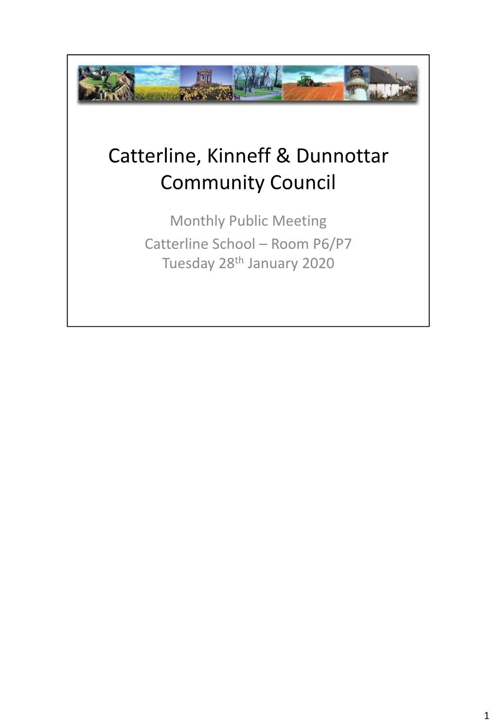 Catterline, Kinneff & Dunnottar Community