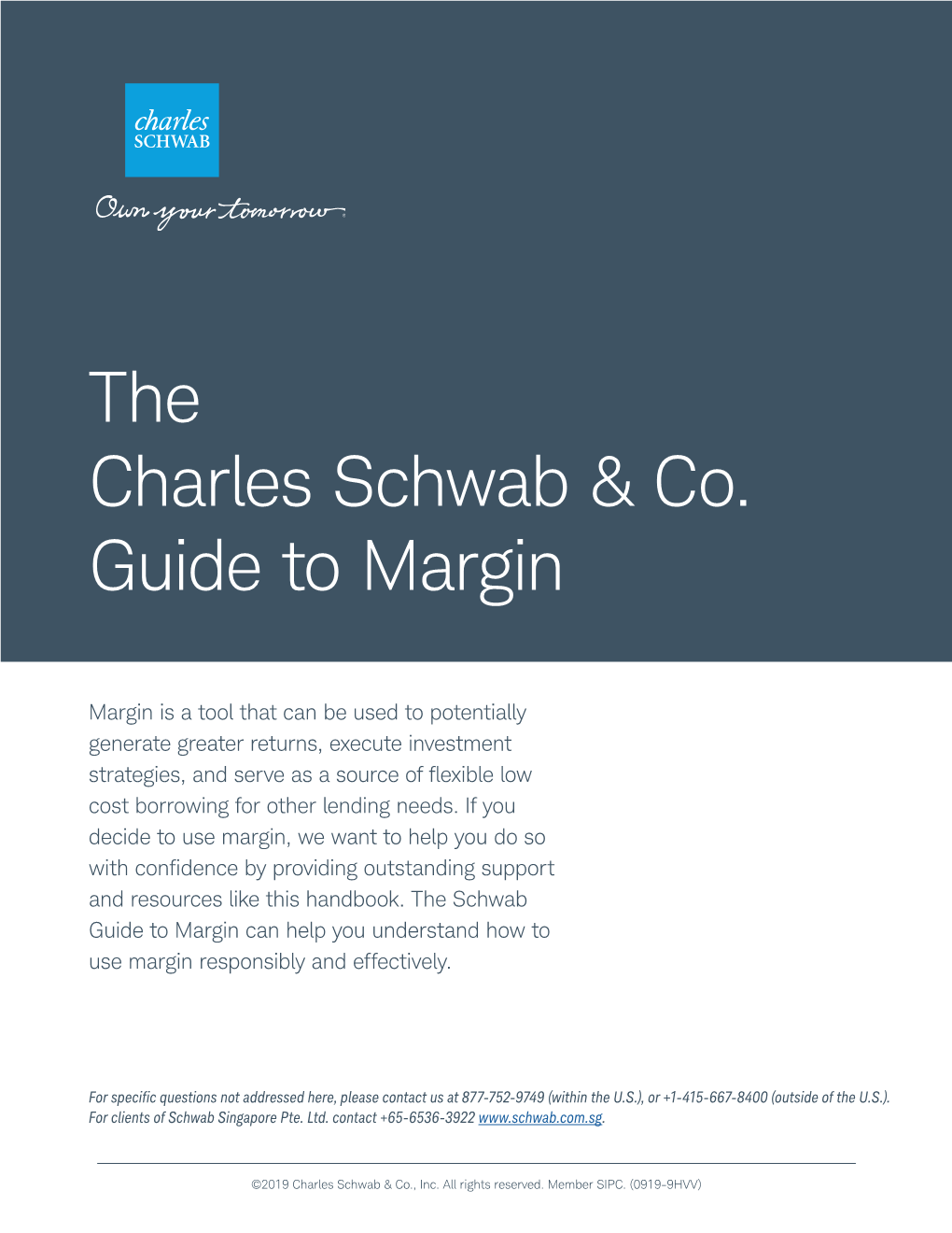 The Charles Schwab & Co. Guide to Margin