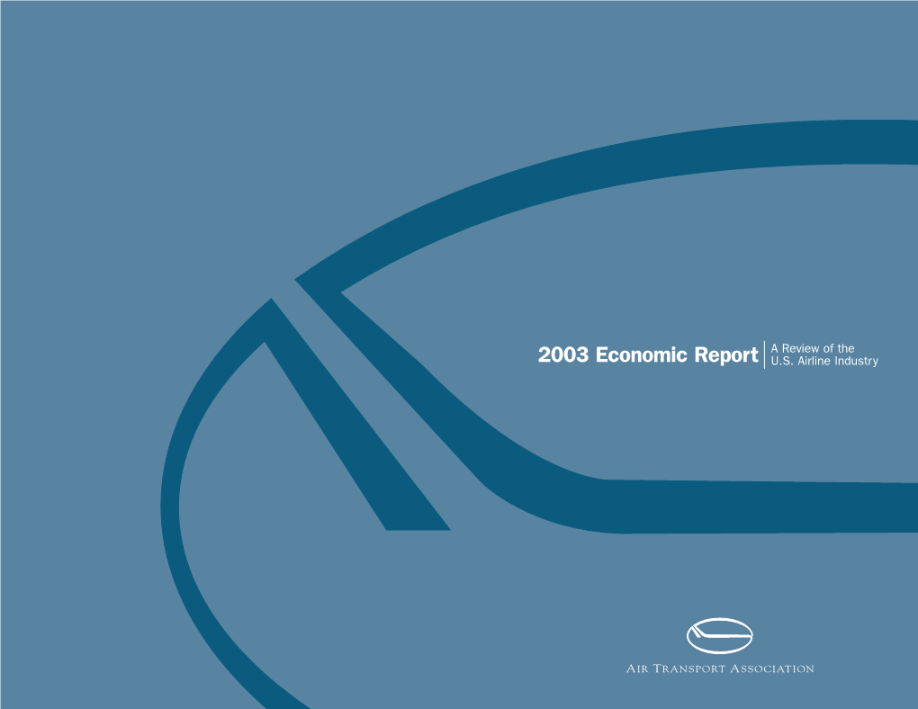 2003 Economic Report a Review Of