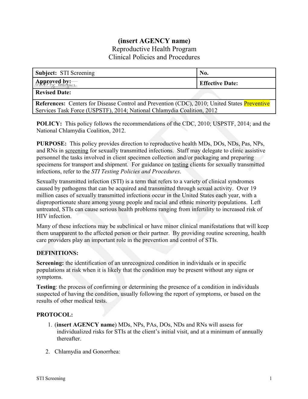 CP STI-Screening