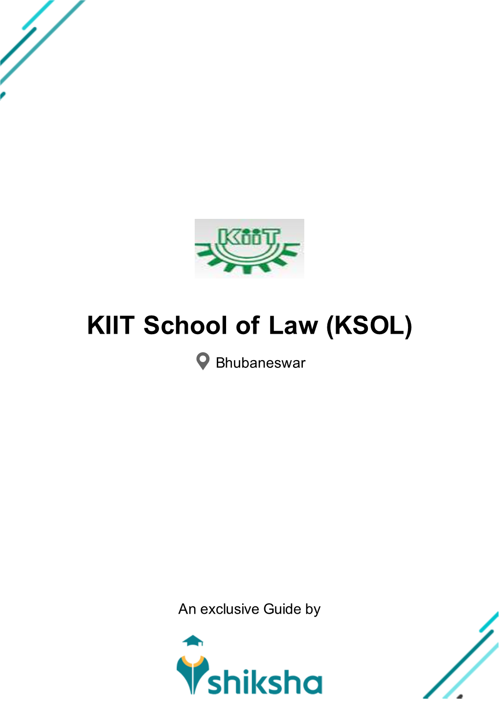 KIIT School of Law (KSOL)