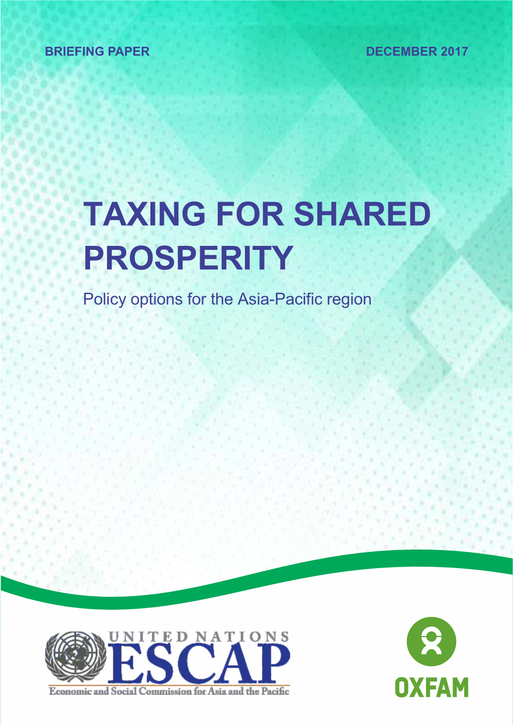 Taxing for Shared Prosperity: Policy Options for the Asia-Pacific Region