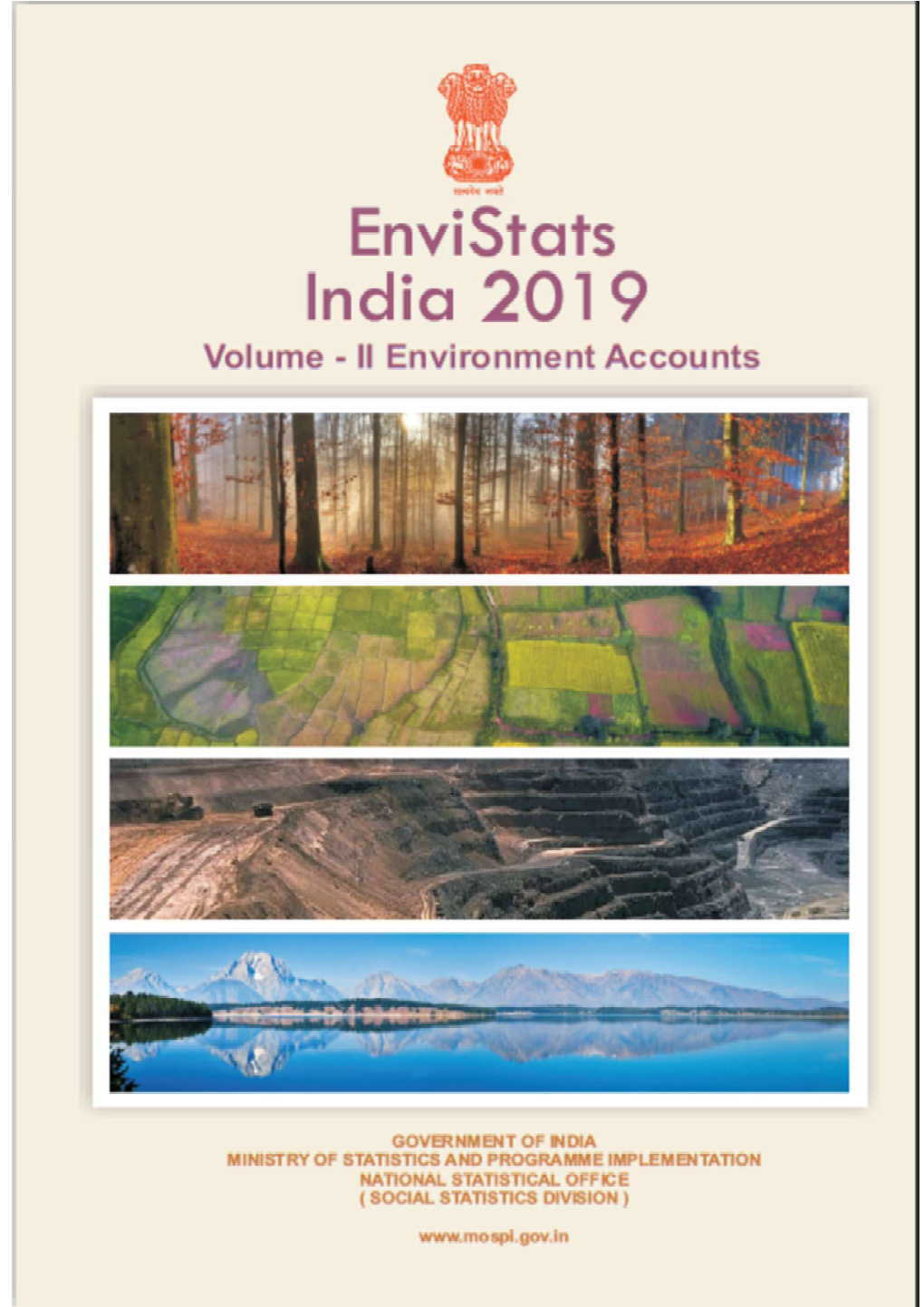 Envistats India, Volume-II (Environment Accounts) 2019