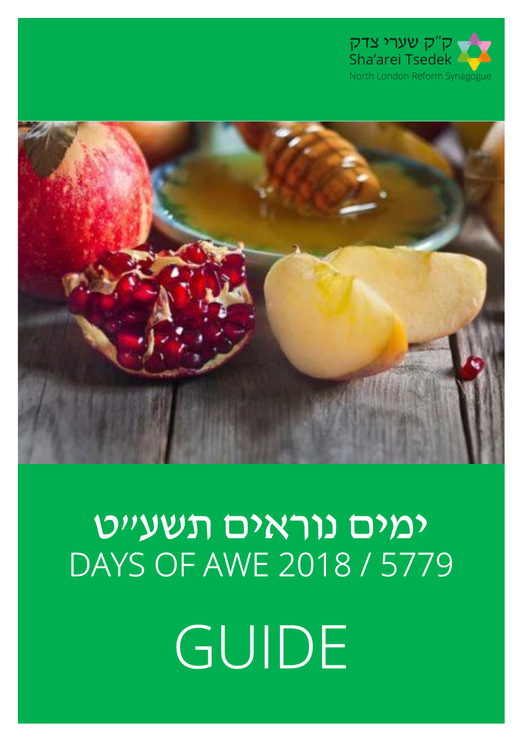 ימים נוראים תשע״ט Days of Awe 2018 / 5779