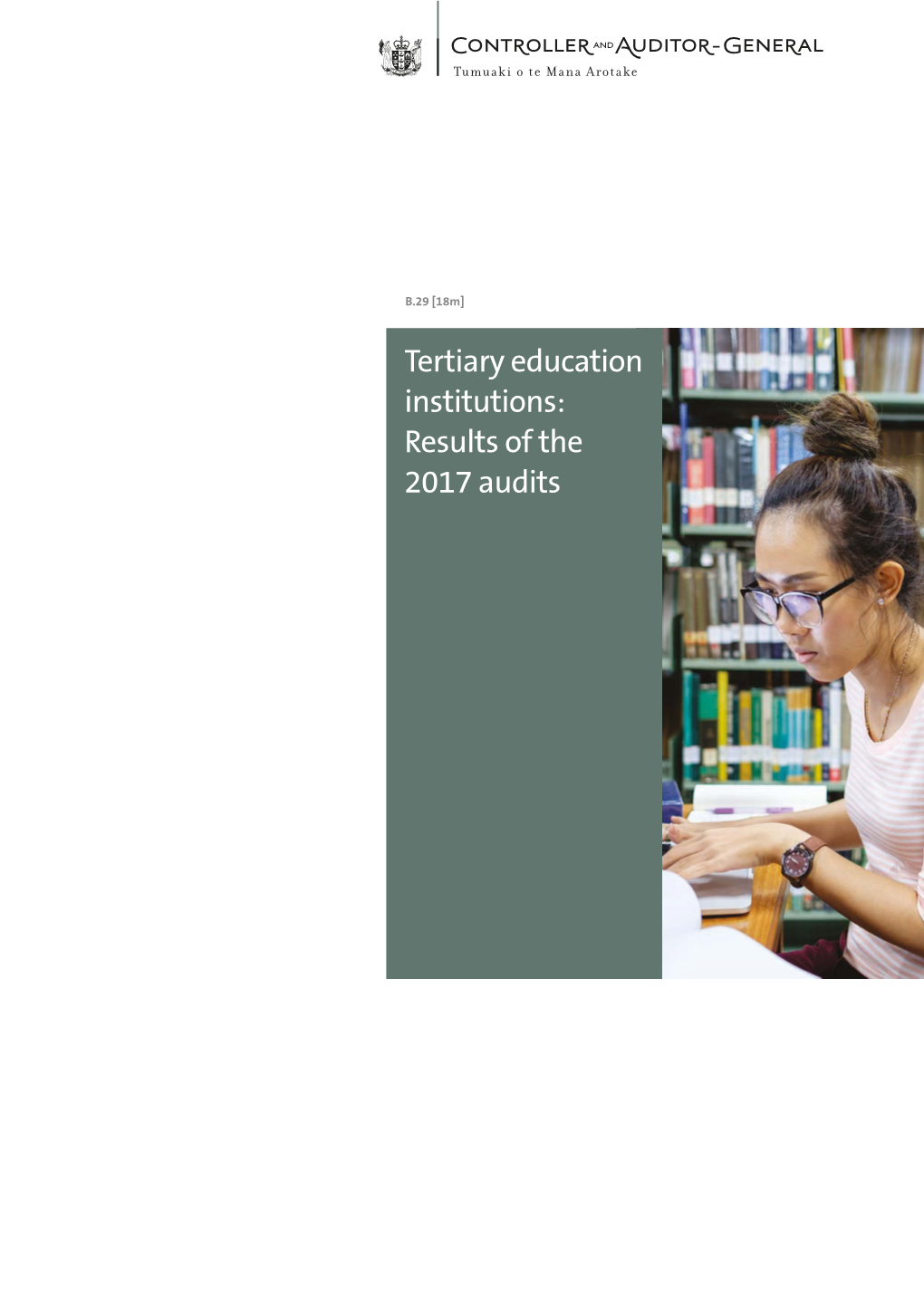 Tertiary Education Institutions: Results of the 2017 Audits