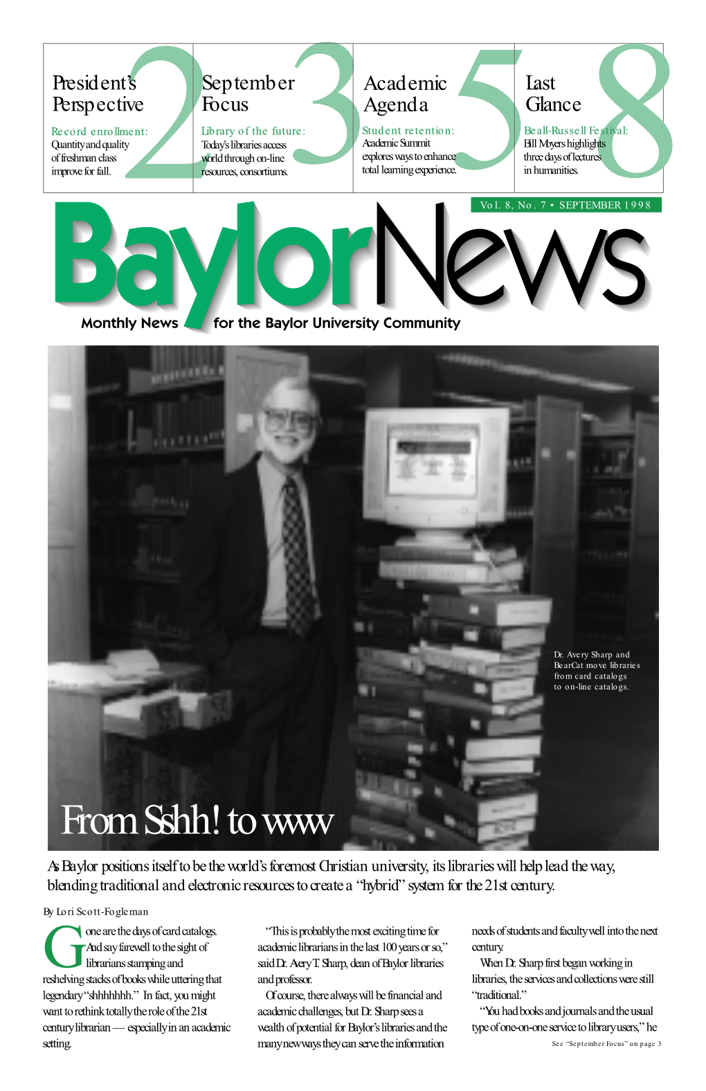 Baylornews Sept. 1998