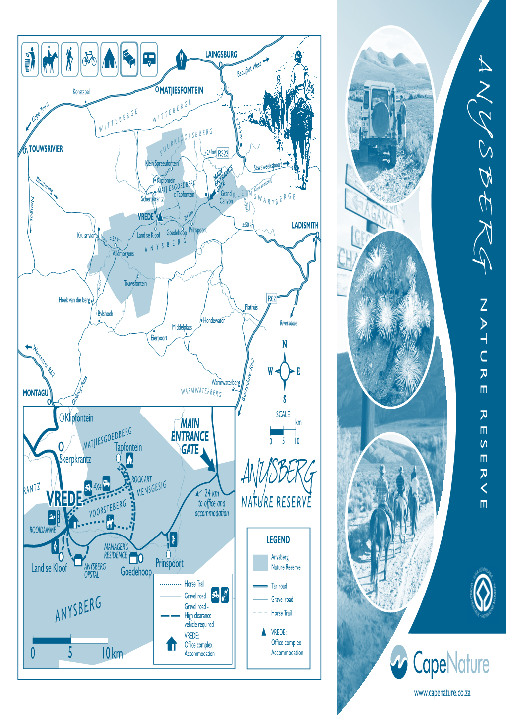 Anysberg Map and Brochure